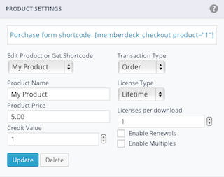 Tip: Use IgnitionDeck Commerce's Credits functionality to give your customers the ability to make their own product bundles