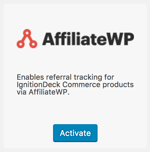 AffilateWP and IgnitonDeck