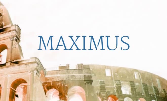Behold Maximus, a Crowdfunding Theme for Champions